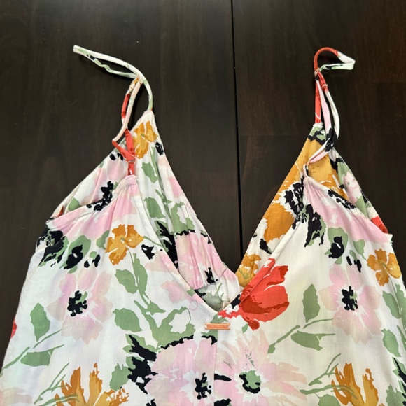 Volcom Surfbird Juniors Button Front Midi Dress - Picture 8 of 9